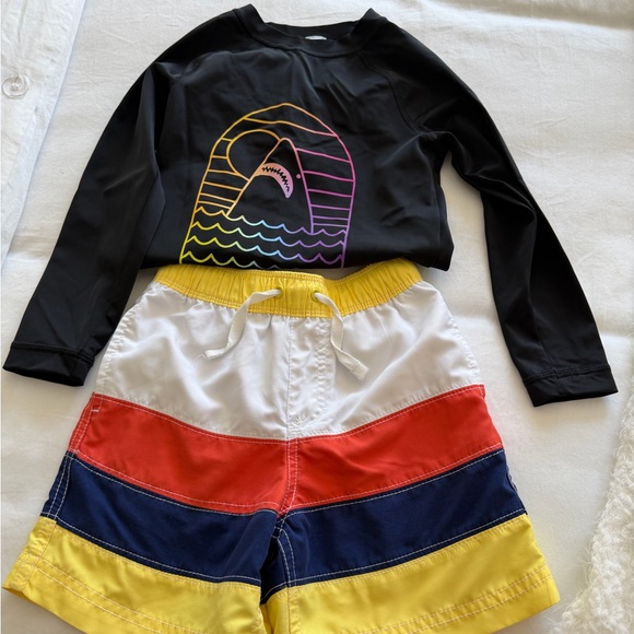 Kids Colorblock Swim Shorts - Multi Color - Picture 5 of 6